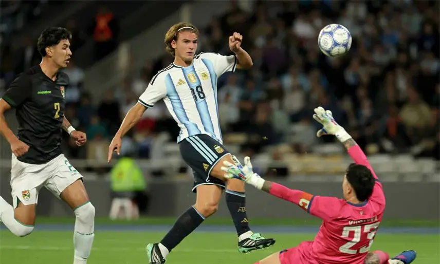 Sin Messi y con caras nuevas, Argentina goleó 4-0 a Bolivia en duelo amistoso