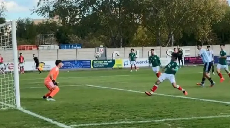 El tabasque&ntilde;o Fernando Ruiz marca doblete con M&eacute;xico sub 17 en la Vertex Cup de Inglaterra
