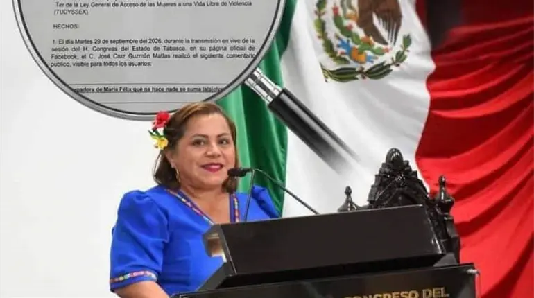 Diputada de Morena denuncia a presidente de TUDYSSEX por violencia pol&iacute;tica de g&eacute;nero