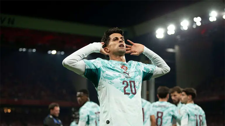 Portugal sin Cristiano vence a Dinamarca en Nations League