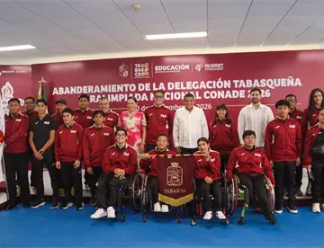 Con 13 atletas, Tabasco competirá en la Paralimpiada Nacional 2026