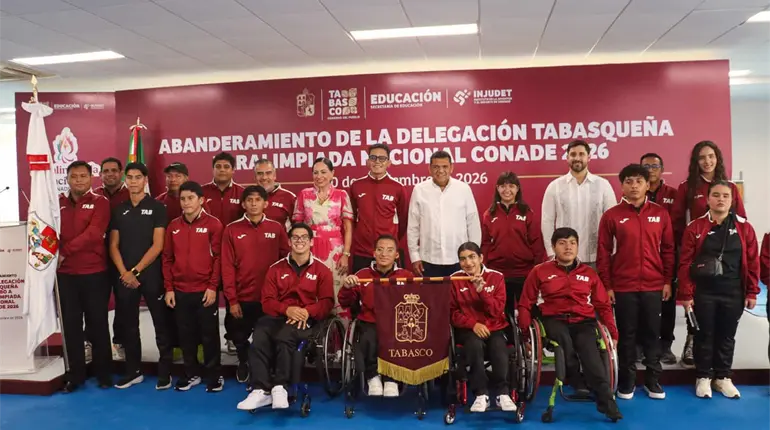 Con 13 atletas, Tabasco competir&aacute; en la Paralimpiada Nacional 2026