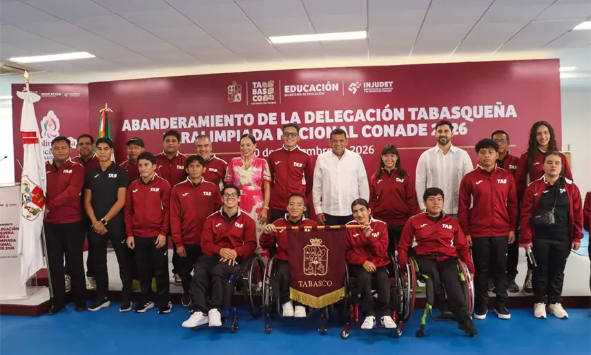 Con 13 atletas, Tabasco competirá en la Paralimpiada Nacional 2026