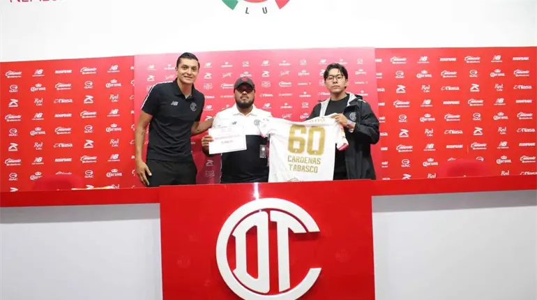 Da a luz primera filial del Toluca en Tabasco, con el apoyo del cardenense Jes&uacute;s Gallardo