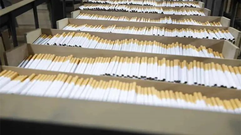Aseguran 60 toneladas de cigarros ap&oacute;crifos en Edomex; detienen a dos canadienses