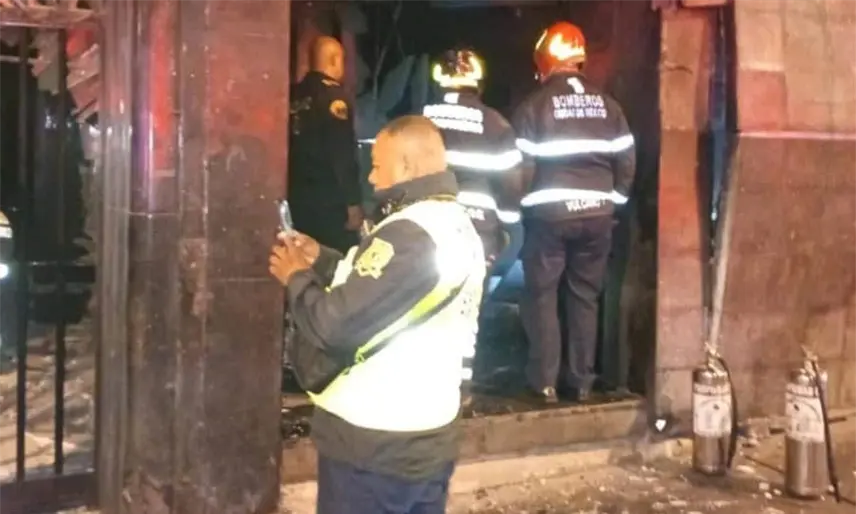 Explosión de transformador causa incendio en edificio del Congreso de la CDMX