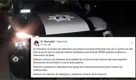 Detectan 12 puntos con "intenso" olor a hidrocarburo en Jalapa, reporta alcalde