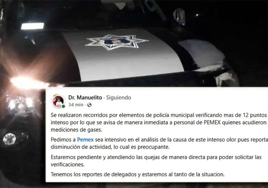 Detectan 12 puntos con "intenso" olor a hidrocarburo en Jalapa, reporta alcalde Detectan 12 puntos con "intenso" olor a hidrocarburo en Jalapa, reporta alcalde