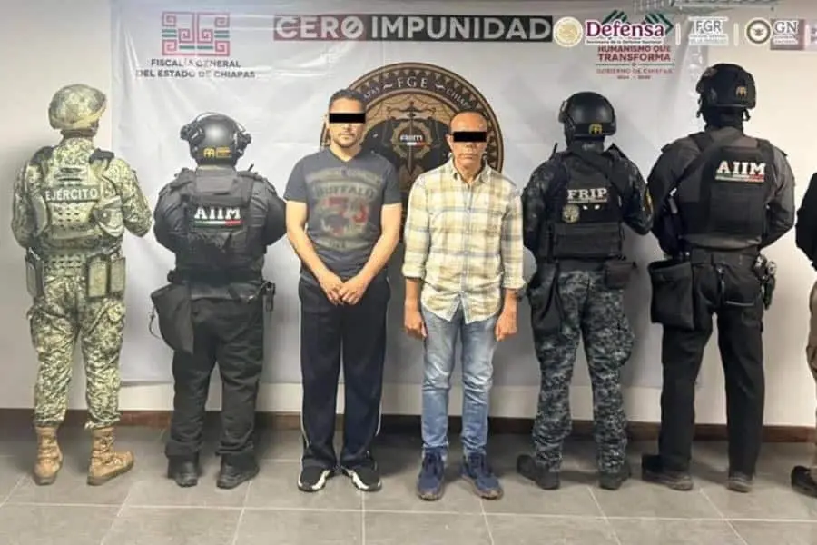 Detienen a alcalde y a exedil de Suchiapa, Chiapas, en Operativo Enjambre Detienen a alcalde y a exedil de Suchiapa, Chiapas, en Operativo Enjambre