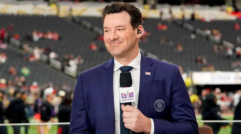 Anuncian salida de Tony Romo como analista de CBS, tras arresto por conducir en estado de ebriedad