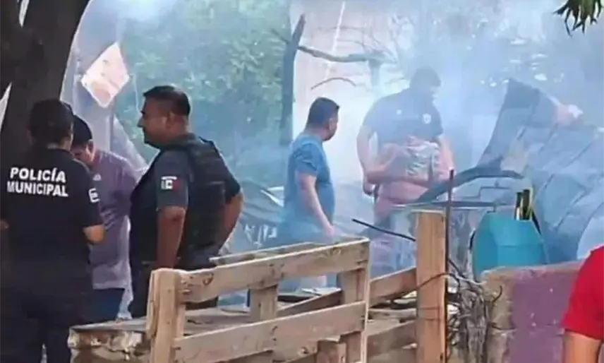 Mueren dos niños y un adulto mayor tras incendio de vivienda en Salina Cruz, Oaxaca