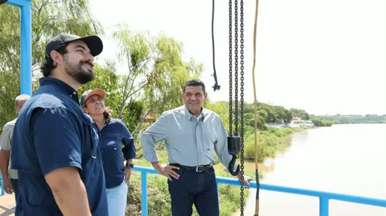 May entrega rehabilitaci&oacute;n de planta potabilizadora de Zapata; pondr&aacute; fin a desabasto, afirma