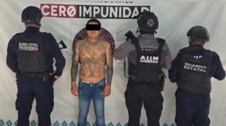 Detienen en Chiapas a hombre se&ntilde;alado de la muerte de 6 mujeres y de terrorismo en El Salvador