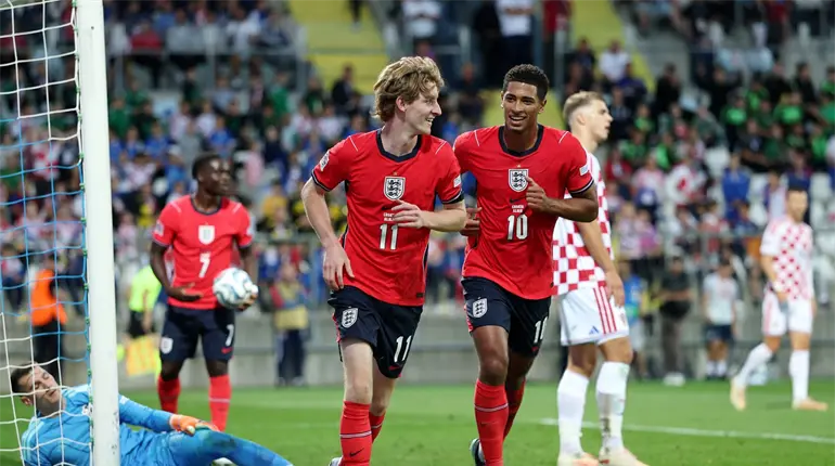 Inglaterra arrolla 7-0 a Croacia, la mayor goleada en la historia de la UEFA Nations League