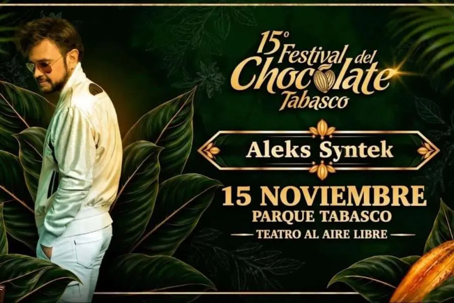 Aleks Syntek se presentar&aacute; en el Festival del Chocolate 2026