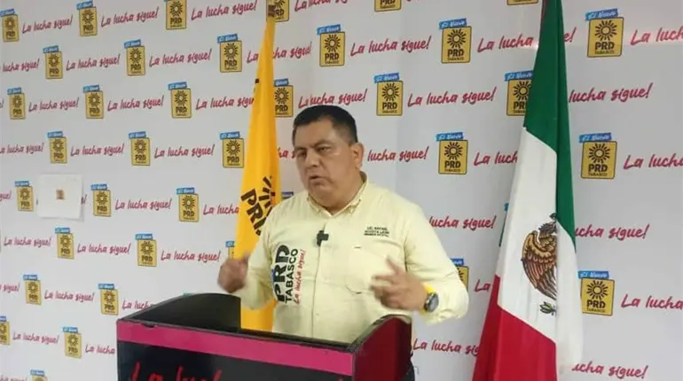 Insiste PRD Tabasco en posible renuncia de May como gobernador para imponer a Andy L&oacute;pez