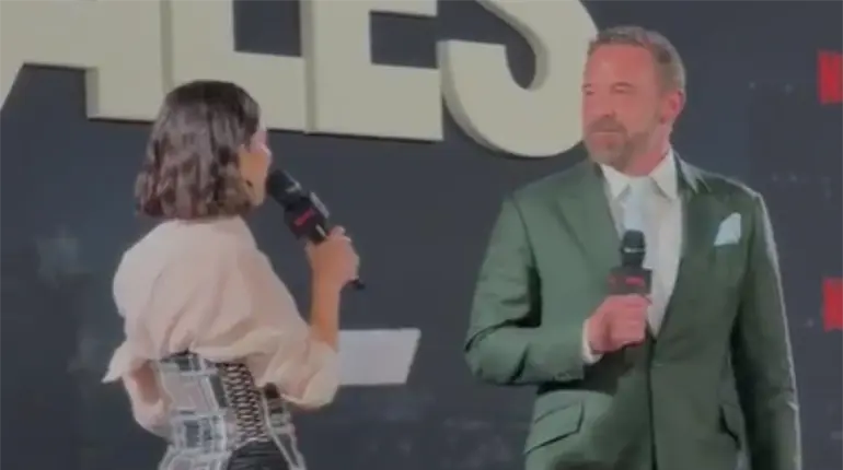 Ben Affleck le declara su amor a M&eacute;xico durante presentaci&oacute;n de Animales