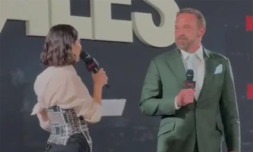 Ben Affleck le declara su amor a México durante presentación de Animales