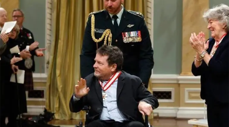 Michael J. Fox recibe distinci&oacute;n de honor en Canad&aacute; por su lucha contra el Parkinson