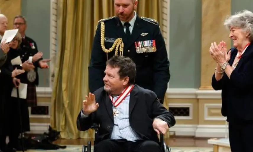 Michael J. Fox recibe distinción de honor en Canadá por su lucha contra el Parkinson
