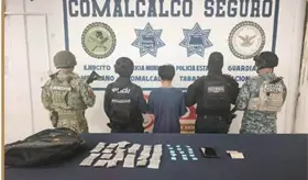 Detienen en Comalcalco a menor de edad con marihuana y coca&iacute;na listas para su venta