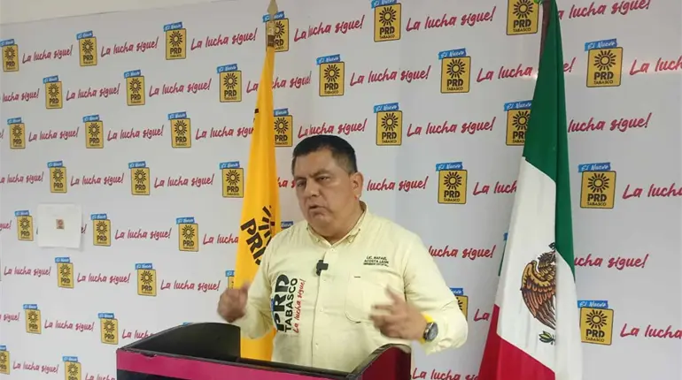 Insiste PRD Tabasco en posible renuncia de Javier May como gobernador para imponer a Andy L&oacute;pez Beltr&aacute;n