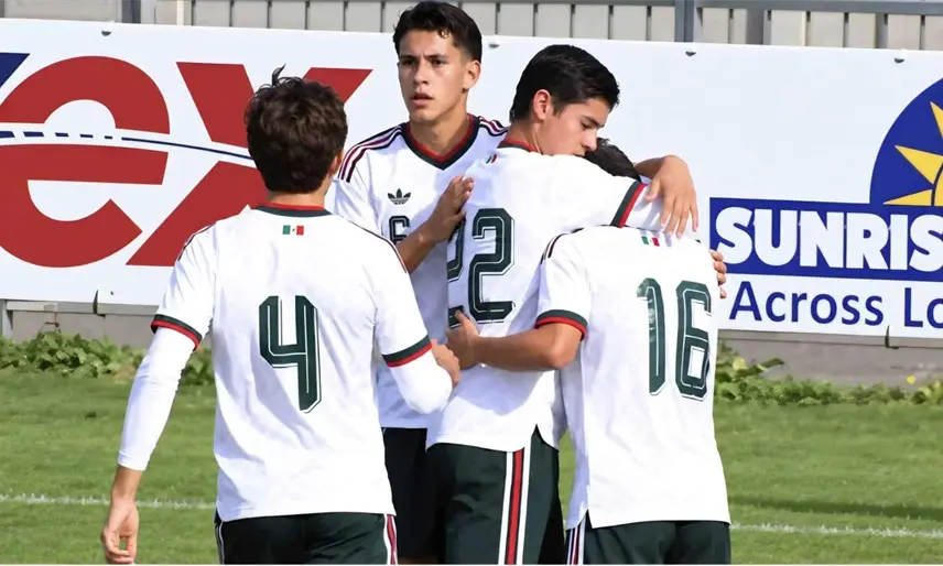 El tabasqueño Fernando Ruiz fue titular con México sub-17 en el duelo ante China en la Vertex Cup en Inglaterra