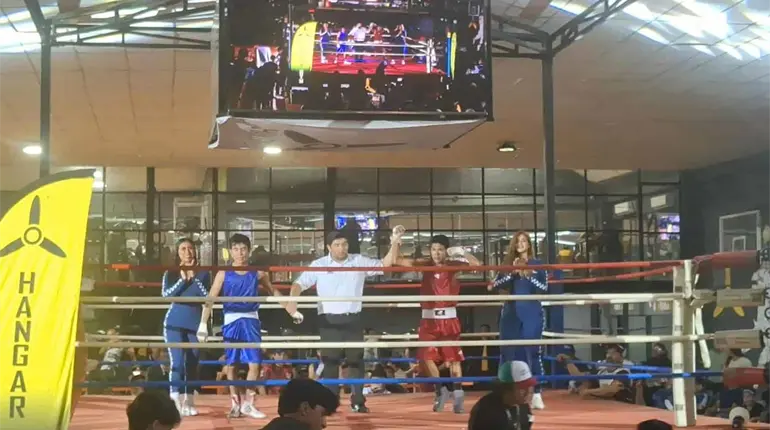 Realizan 21 peleas amateur en la funci&oacute;n "Reyes del Ring" en Hangar Gym Arena