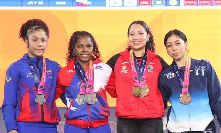 Irene Borrego gana tres oros para México en Panamericano de Halterofilia en Nayarit