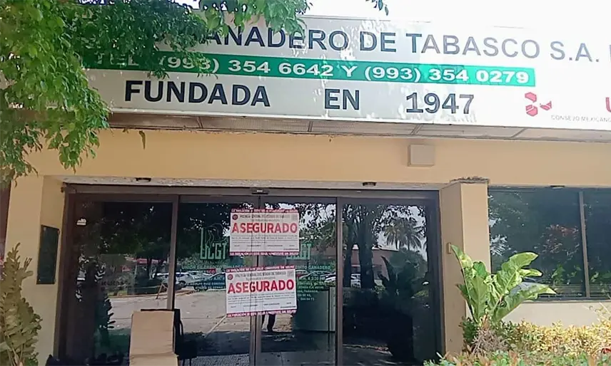 Aseguramiento de oficinas, por litigio con socio: Unión de Crédito Ganadero