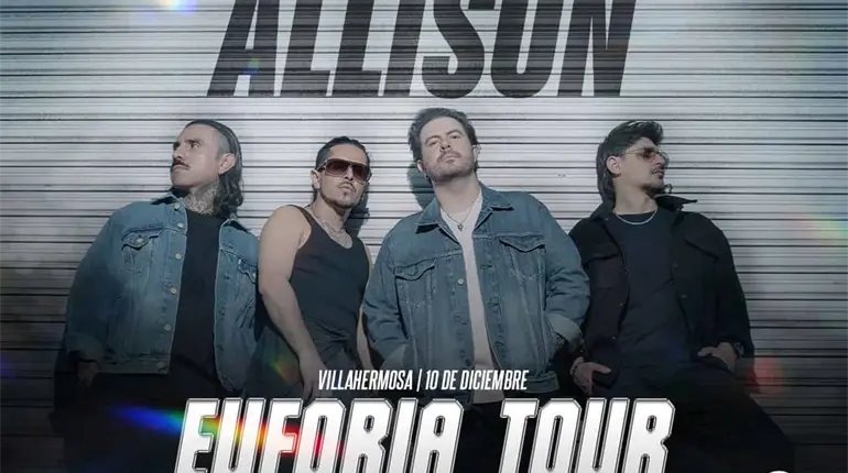 Allison en Villahermosa en diciembre con su nueva gira