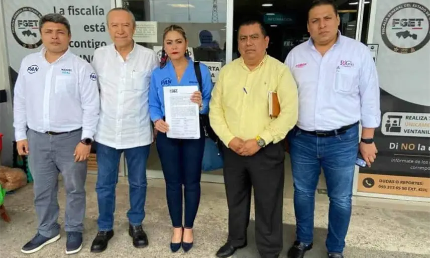 Formaliza dirigente del PAN Tabasco denuncia ante fiscalía por amenazas; insiste en no solicitar protección