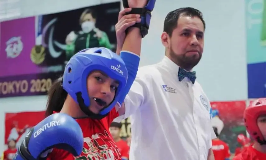 El COBATAB reconoce a la atleta tabasqueña Chelsea Ruiz por su destacada labor en las artes marciales