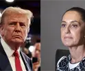 Trump se burla de Sheinbaum; asegura que le pidi&oacute; no cambiar el nombre del Golfo de M&eacute;xico a "Golfo de Am&eacute;rica"