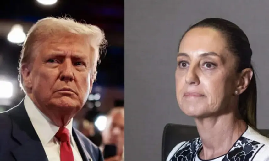 Trump se burla de Sheinbaum; asegura que le pidió no cambiar el nombre del Golfo de México a "Golfo de América"