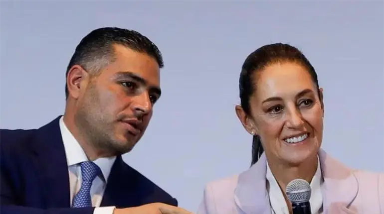 Considera Sheinbaum como "mucha grilla" del PVEM el destape de Harfuch