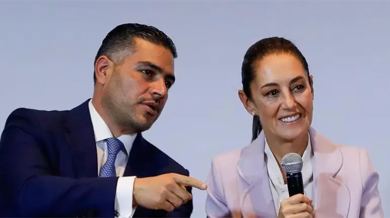 Considera Sheinbaum como "mucha grilla" destape del PVEM a Garc&iacute;a Harfuch... "el 2030 est&aacute; muy lejos todav&iacute;a"