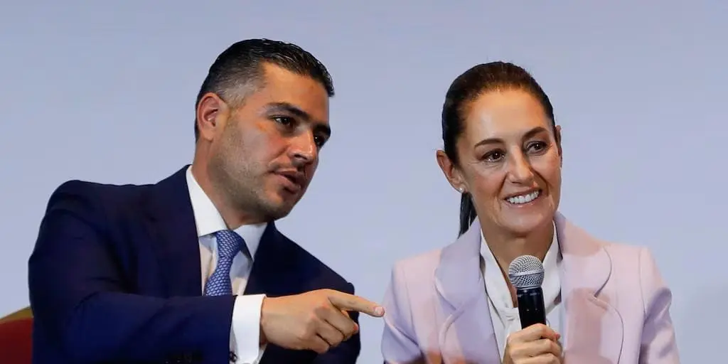 Considera Sheinbaum como "mucha grilla" destape del PVEM a García Harfuch... "el 2030 está muy lejos todavía"