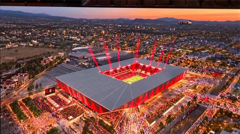 Presentan proyecto para la construcci&oacute;n del nuevo estadio de Atlas y Leones Negros