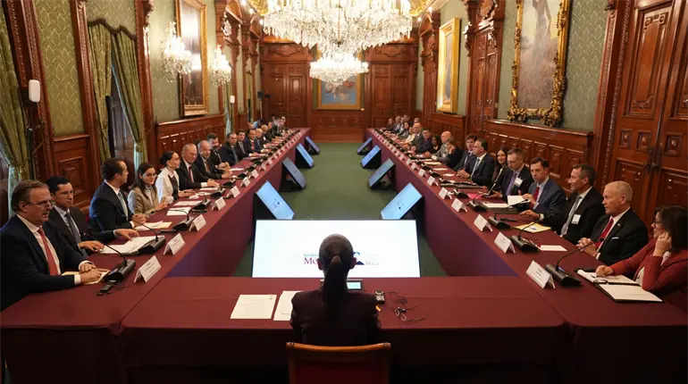 Presidente del CCE, califica de muy constructivo" el di&aacute;logo con Sheinbaum y el embajador Johnson