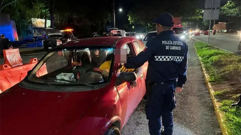 Operativo Alcohol&iacute;metro deja 11 veh&iacute;culos detenidos en Villahermosa