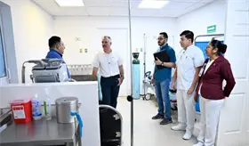 Recorre nuevo director del ISSET unidades m&eacute;dicas para identificar necesidades