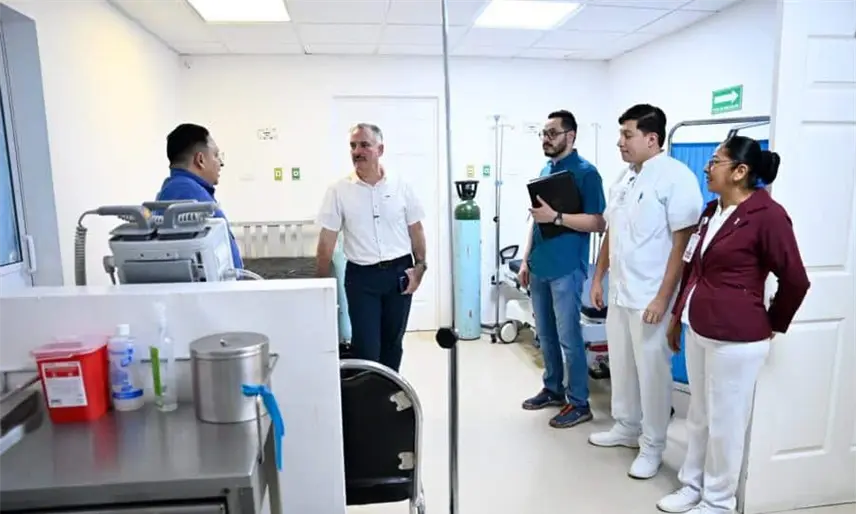 Recorre nuevo director del ISSET unidades médicas para identificar necesidades