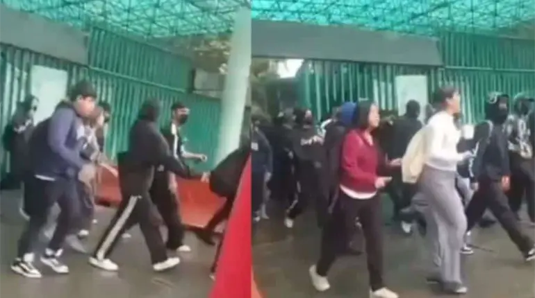 Encapuchados irrumpen en Colegio de Bachilleres 6 de Iztapalapa y lanzan petardos; reportan un lesionado