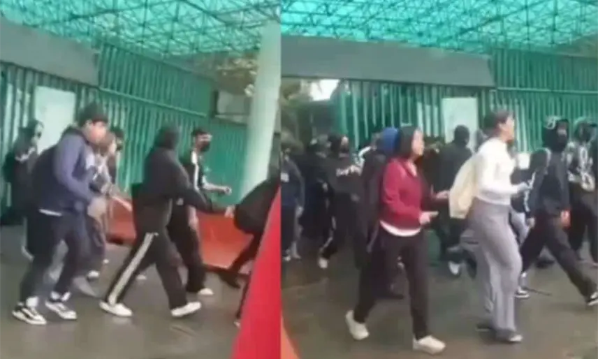 Encapuchados irrumpen en Colegio de Bachilleres 6 de Iztapalapa y lanzan petardos; reportan un lesionado