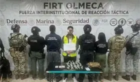 Detienen en Tabasco a &acute;El Cabra&acute; presunto l&iacute;der del grupo Mara 18