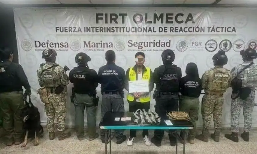 Detienen en Tabasco a "El Cabra", presunto líder del grupo Mara 18; sería deportado a El Salvador
