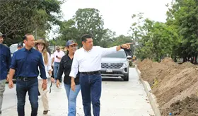 Supervisa gobernador May modernizaci&oacute;n del perif&eacute;rico de C&aacute;rdenas