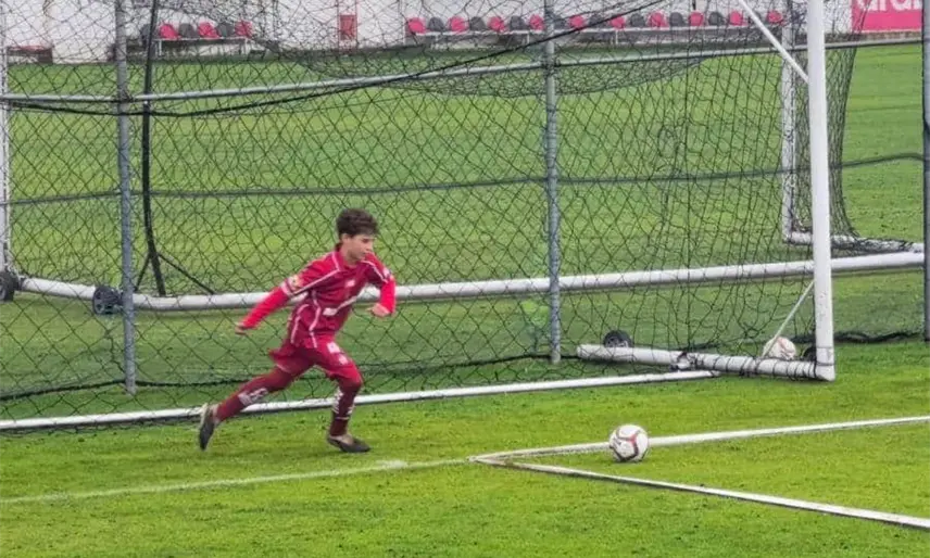 El tabasqueño Augusto Rosas anotó gol con el Toluca sub 11 en la goliza de 18-0 sobre Santos