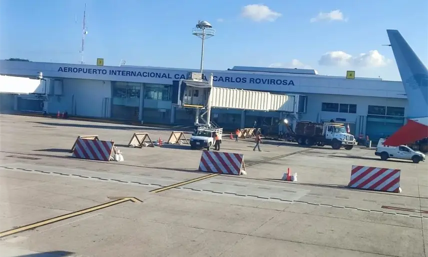 Registra Aeropuerto de Villahermosa incremento de 9.4% en tráfico de pasajeros durante septiembre